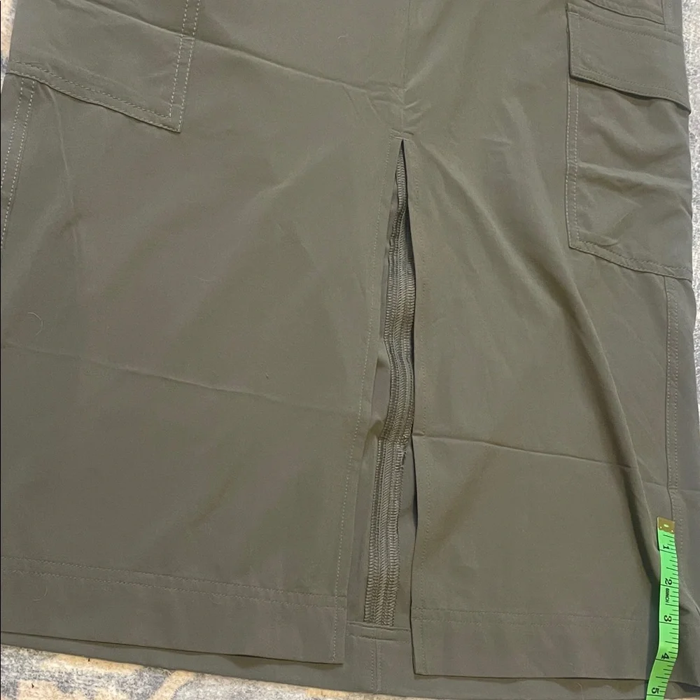 Athleta Women's Olive Green Pencil Skirt - Picture 5 of 9
